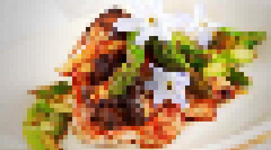 Steak with Cucumbers