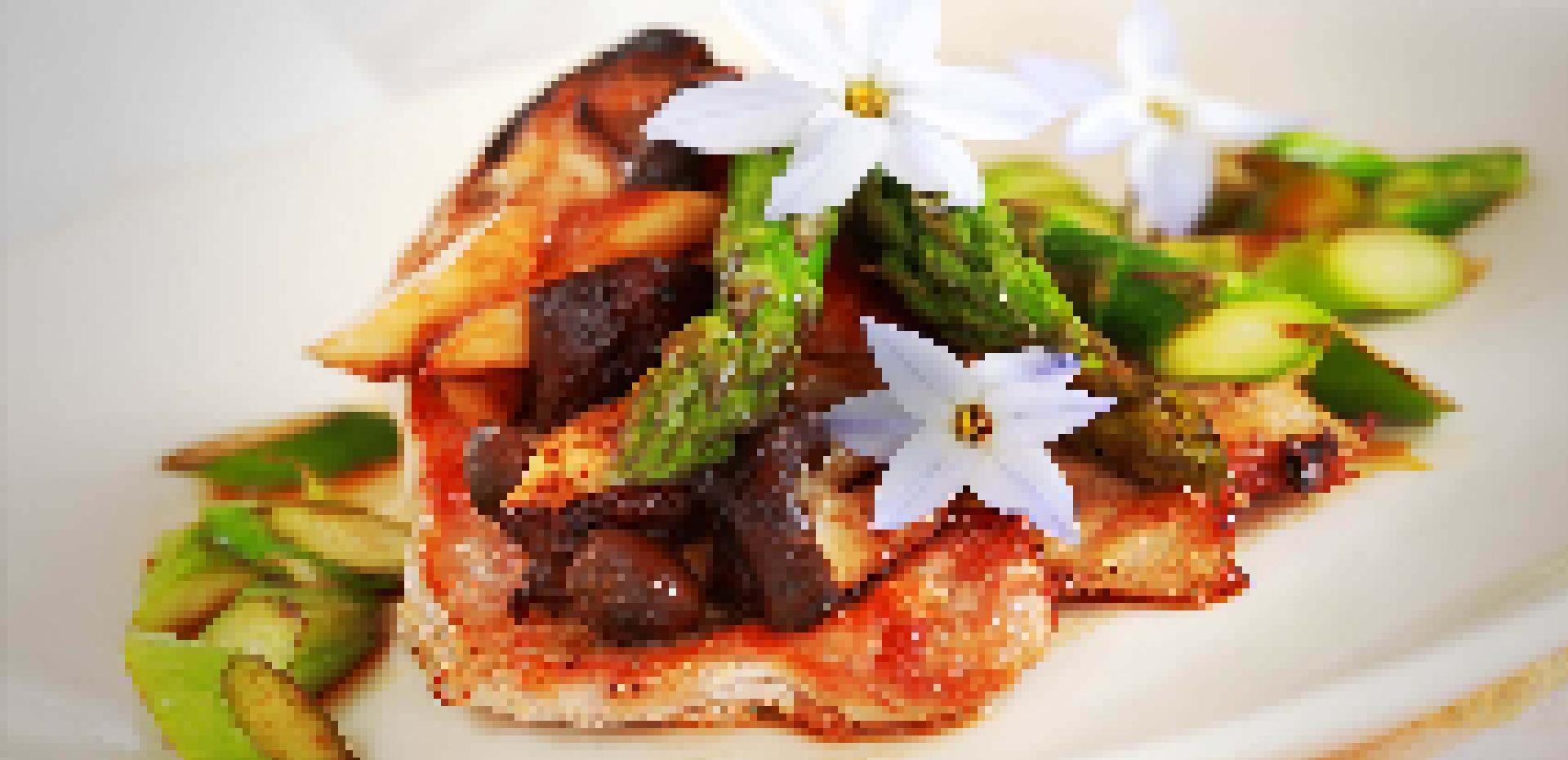 Steak with Cucumbers